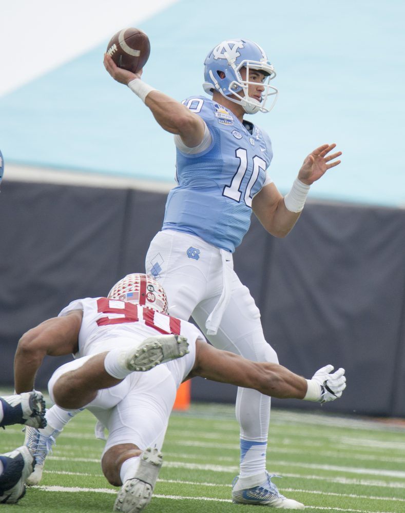 Mitchell Trubisky (UNC) and Solomon Thomas (Stanford) - Currently playing in the NFL played in the 2016 Sun Bowl